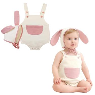 Imagem de AGQT Roupa de coelhinho para bebês meninas, fantasia de Páscoa, Dia das Bruxas, tamanho 0-24 meses, 7148z1# Coelhinho - 2 peças, 18-24 Meses