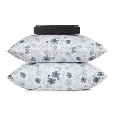 Imagem de Jogo de Cama Altenburg Toque Acetinado Gipsy Queen 3pçs:, Preto, Queen