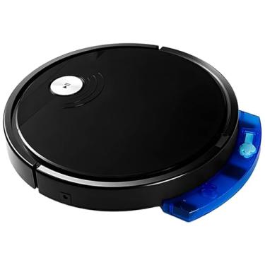 Imagem de Aspirador de pó robô inteligente 3 em 1 com forte sucção, controle de aplicativo, limpeza eficiente, design fino de 4,6 cm, bateria de longa duração, operação de baixo ruído