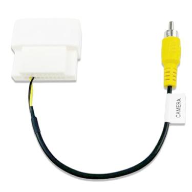 Imagem de Chicote de câmera de reserva estéreo para carro compatível com Chrysler Jeep Dodge Volkswagen VW veículo 2008-2020, cabo de vídeo adaptador de fiação RCA para rádio de reposição, câmera de backup de