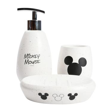 Imagem de Kit Dispenser Ceramica 3 Peças CV245186 Mickey