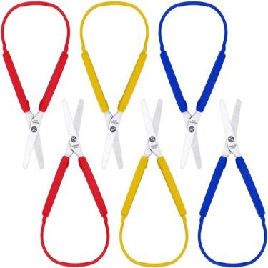 Imagem de Scissors Mudder Loop Handle, abertura automática, 19 cm, 6 pacotes