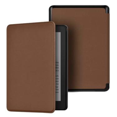 Imagem de Akacy Capa para todos os novos Kindle paperwhite de 6,8 polegadas (11ª geração - versão 2021) - capa leve de couro PU com hibernar/despertar automático para Kindle 11ª geração 2021 e-reader (30)