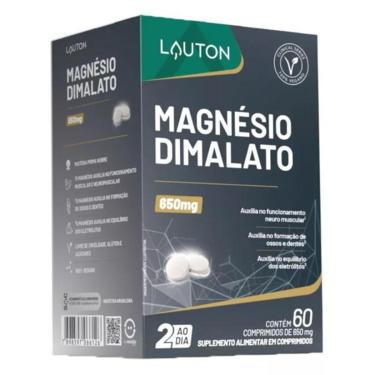 Imagem de Magnésio Dimalato 60 Cápsulas Lauton Nutrition-Unissex