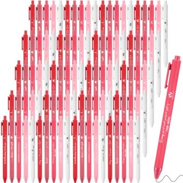 Imagem de Engrowtic 100 peças de presentes cristãos de Natal, canetas esferográficas com citações inspiradoras, escrituras, presente cristão, para mulheres da Bíblia, empregadas, escola dominical (cores