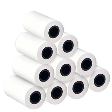 Imagem de 10 peças de papel térmico para celular, 58 mm, 30 mm, mini impressora térmica, caixa registradora, ponto de venda, rolo de papel de recibo