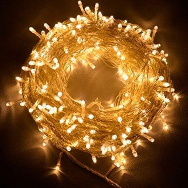 Imagem de Pisca de Led Cordão de Luzes Fio de Luz de Natal Decoração Enfeite Ano Novo Reveillon Festa Noite Natalina