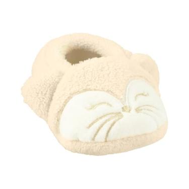 Imagem de Pimpolho Pantufa Infantil, Poliéster com Plush, Azul Claro, Super Aconchegante e Charmosa, 0 a 7 meses (Raposinha, BR, Bebê, Alfa, P, Único)