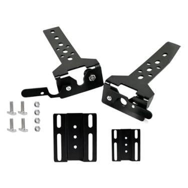 Imagem de harayaa Conjunto de 2 peças de suportes de montagem para toldo lateral de carro, braçadeiras de fixação, acessórios de montagem de tenda de liberação rápida, Style C