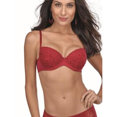 Imagem de Sutiã Nova Gemma DeMillus 67249, Carmim, 44