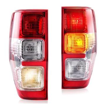 Imagem de MotorFansClub Luz traseira traseira com lâmpada adequada para Ford Ranger XLT XL T6 T7 Ute Hi-Rider 2012 2013 2014 2015 Lanterna traseira lado esquerdo e direito