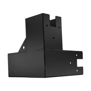 Imagem de KKSFBNKSK Kit de madeira de 90 graus, suporte de canto de ângulo reto, construção de pérgula, conjunto completo de instalação de liga de alumínio para pérgola