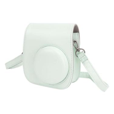 Imagem de GOWENIC Mini Bolsa Protetora para Câmera Instantânea, Capa Pu Durável para Mini 12 Com Filtros de Molduras Adesivas de álbum (Verde)