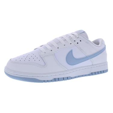 Imagem de Nike Dunk Low Retrô Masculino, Branco puro/azul celeste/branco, 46