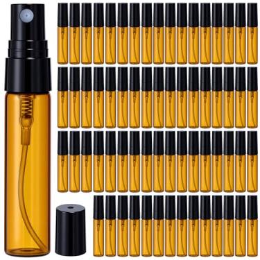 Imagem de Tanlade 300 mini frascos de spray transparentes recarregáveis frascos de perfume de perfume de amostra de perfume atomizador de vidro vazio para viagem dispensador de bolso recipiente recarregável