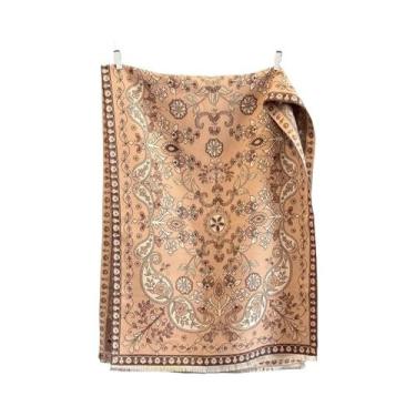 Imagem de Cachecol De Luxo Em Cashmere Com Estampa Para Mulheres, Marca De Moda,