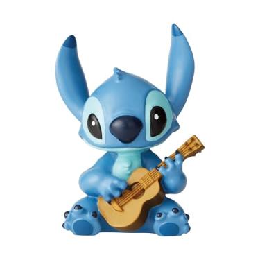 Imagem de Enesco Miniestatueta Disney Showcase Lilo and Stitch para guitarra, 6,5 cm, multicolorida