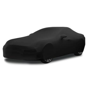 Imagem de BIHEE Capa de carro interna para Porsche 918, Mustang, Camaro, Corvette C8 | Capa protetora elástica macia à prova de poeira para carros esportivos | Ajuste universal de até 487 cm (garagem, feiras de