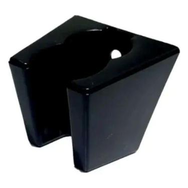 Imagem de Suporte P/ Mangueira Chuveiro Ducha Higiênica Abs Black - Deckcasa