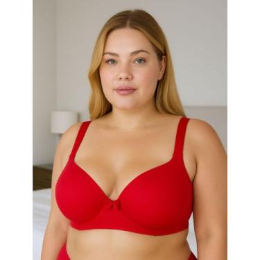 Imagem de Sutiã Plus Size Básico Lateral Grande Soutien Reforçado Bojão Alça Lar