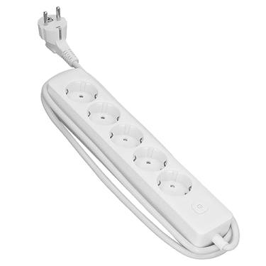 Imagem de aqxreight Faixa de Energia Externa Tomada Múltipla Cabo de Extensão Elétrica Plugue de Contato Protetor 10A 2200W Torna a Energia Adicional um Ajudante Entusiastas Profissionais para Todos Os DIY