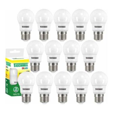 Imagem de 14 Lâmpada Bulbo Led Tkl 30 4,9w Taschibra Luz Quente 3000k