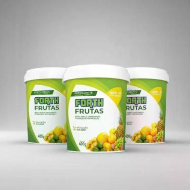Imagem de Kit 3 Adubo Fertilizante Forth Frutas 400g - Forth Jardim