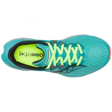 Imagem de Saucony Tênis feminino Kinvara 16, azul-petróleo/mutante, 34
