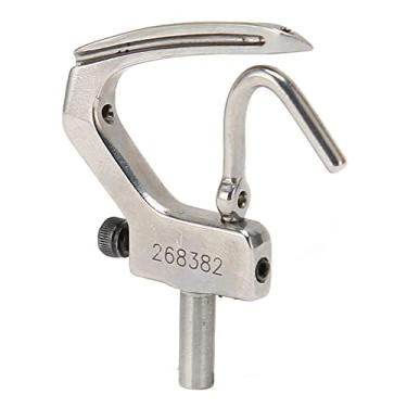 Imagem de Cuofyunl máquina de costura looper substituição de aço inoxidável superior inferior overlock looper para máquina de costura 300u 268382