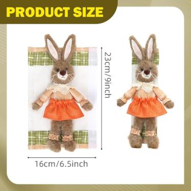 Imagem de Bothyi Conjunto de 2 Protetores de Alça de Geladeira com da Páscoa - Laváveis ​​e Fáceis de Instalar - Decoração de Páscoa para Freezer e -louças