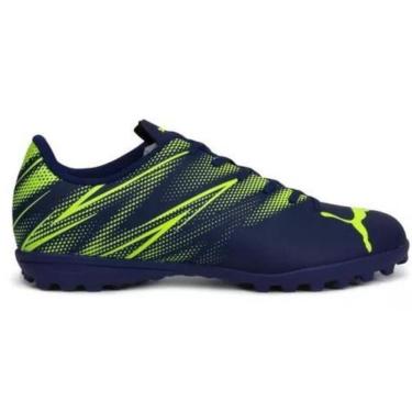 Imagem de Chuteira Puma Attacanto Society TT BDP Azul / Laranja 41-Masculino