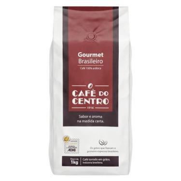 Imagem de Café Do Centro Grãos Torrados Gourmet Arábica 1kg Brasileiro Selo ABIC