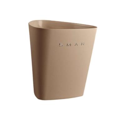 Imagem de YWJLQH Lixeira decorativa, leve e para uso doméstico na sala de estar, cozinha, banheiro e quarto, Creme