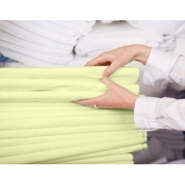 Imagem de Confecções Elba, Lençol Clinica Hospital Maca Hotel Algodão Percal 150 Fios Cor:Palha