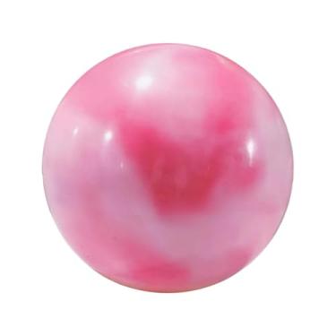 Imagem de RNXRZANK Bola Inflável de Ginástica Rítmica para Treinamento E Performance, Feita de PVC, com Estrutura, Leve E Portátil, Ideal para Prática de Dança, Vermelho Nuvem