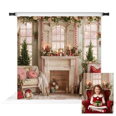 Imagem de Kate Pano de fundo floral de dia dos namorados para decoração de casa, bengala doce, janela, fundo de leopardo, adereços para foto 3 x 3 m