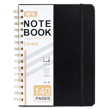 Imagem de M&G Caderno de diário espiral forrado, A5 20 x 15 cm