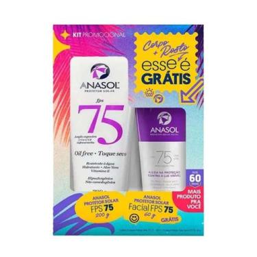 Imagem de Anasol Protetor Solar Facial FPS 75 + Protetor Solar Corporal FPS 75