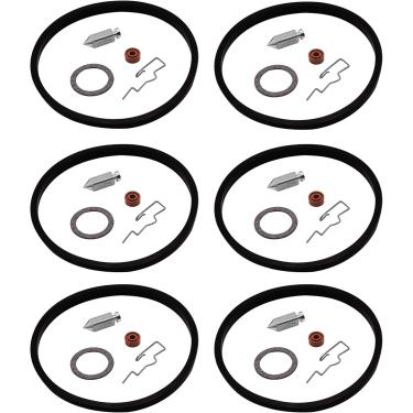 Imagem de 631021B Kit de reparo de junta de assento de agulha de carburador de carburador compatível com Tecumseh 631021 631021B 631021A V40 V50 V60 VM80 H30 VM100 HMSK HSSK LEV LV OH195