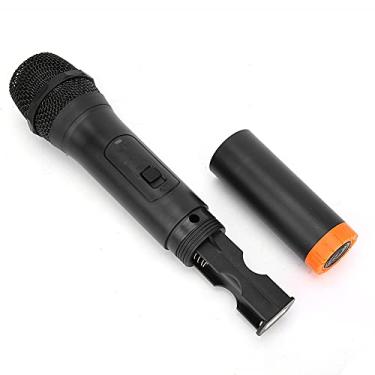 Imagem de Luqeeg Microfone VHF Sem Fio Profissional Microfone USB Anti-interferência Forte para Cantar e Falar Adequado para Recepção de 50 Metros Plástico ABS Preto