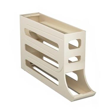 Imagem de Porta Ovos Dispenser 2-4 Andares até 30 Ovos Organizador Bandeja De Geladeira(4 andares)