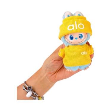 Imagem de Conjunto De Roupas Para Boneca Mini Labubu De 10cm, Suéter E Tênis Par