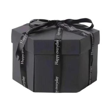 Imagem de Álbum De Fotos DIY Hexagonal Caixa Scrapbook Presente De Memória De Am