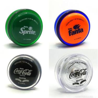Imagem de Kit Com 4 ioio Retrô Série Ouro YOYOBRASIL (yoyo, yo-yo,ioiô) yoyos li