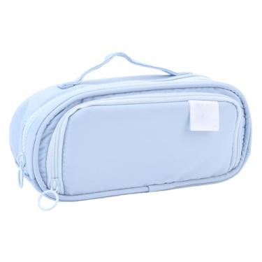 Imagem de Jiawu Bolsa Organizadora de Papelaria Dobrável Expansível Com Design Elegante para Material Escolar de Escritório