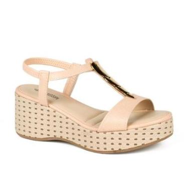 Imagem de Sandália Mississipi Anabela Feminina J0462-Feminino
