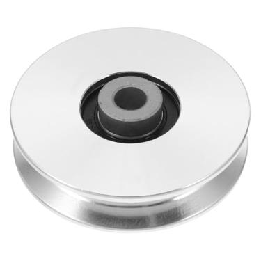 Imagem de BESPORTBLE Sistema de polia para academia em casa - Substituição de roda de rolamento de cabo de liga de alumínio de 75 mm para equipamentos de ginástica, acessórios de puxar para máquina de ginástica