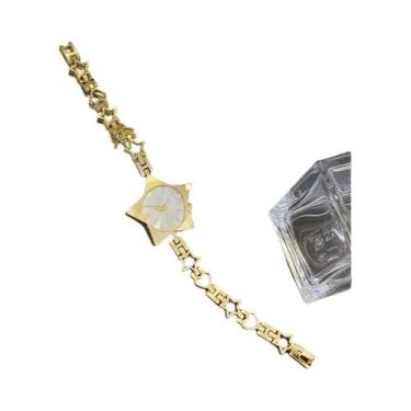 Imagem de Relógio De Pulso Elegante Minimalista Com Bracelete Estrela Para Mulhe