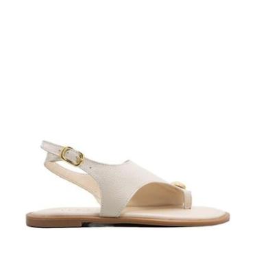 Imagem de Sandalia Unique Couro Solado Baixo-Feminino