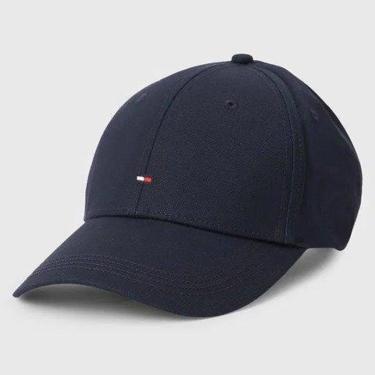Imagem de Boné Tommy Hilfiger Clássico Aba Curva Azul Marinho-Masculino